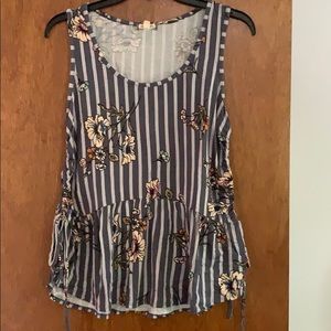 Eyeshadow Striped Tank